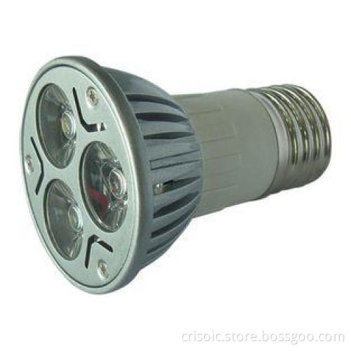 Aluminum 3W 250 Lumen Par LED Spotlight 3pcs Epistar Lamps